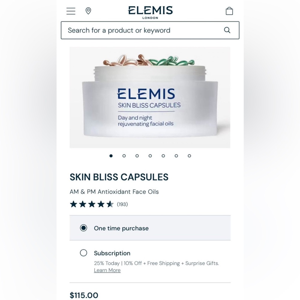 Elemis Skin Bliss Capsules